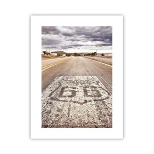 Poster - Mother Road - o legendă americană - 30x40 cm