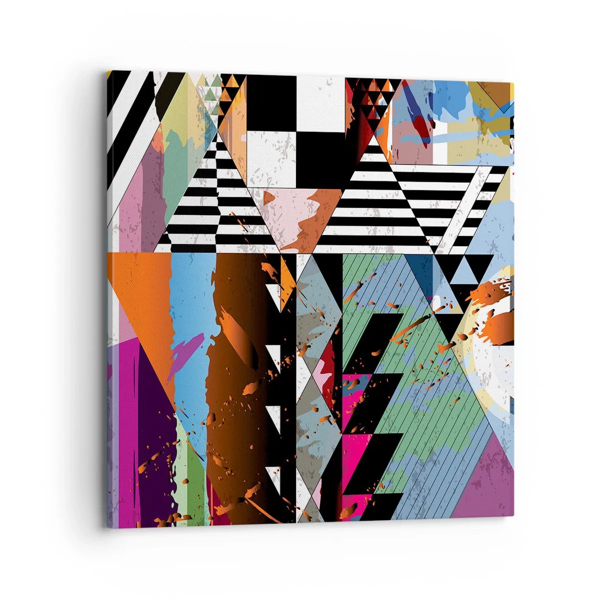 Tablou pe pânză - Geometric și organic - 70x70 cm