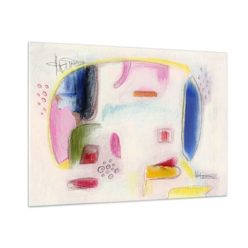 Tablou pe sticlă - Mai mult convexă decât concavă sau plată - 100x70 cm