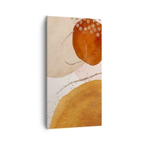 Tablou pe pânză - Rotunjime și mișcare - 55x100 cm