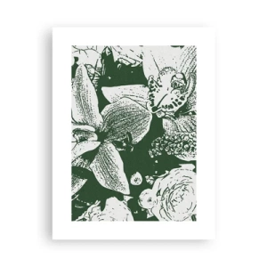 Poster - Buchet - o lume de verde - 30x40 cm
