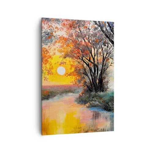 Tablou pe pânză - Atmosferă de toamnă - 70x100 cm