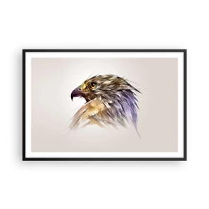 Poster în ramă neagră - Portretul unui războinic - 91x61 cm