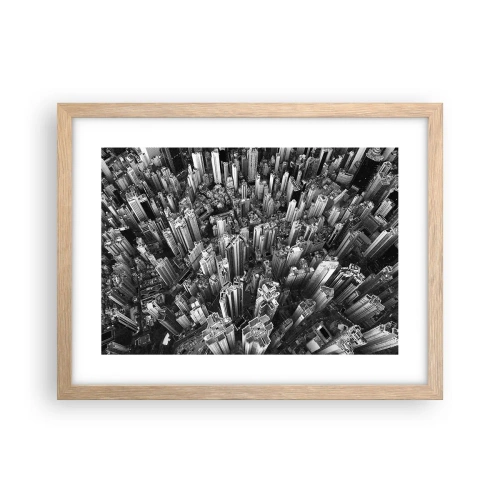 Poster în ramă de stejar deschis - Din ce în ce mai sus - 40x30 cm