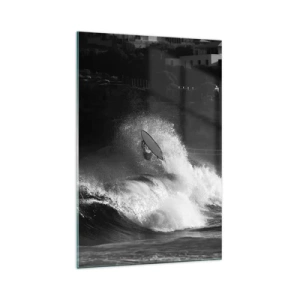 Tablou pe sticlă - Provocare acceptată! - 70x100 cm
