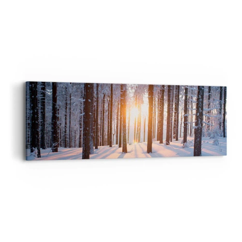 Tablou pe pânză - În mod clar în alb și negru - 90x30 cm