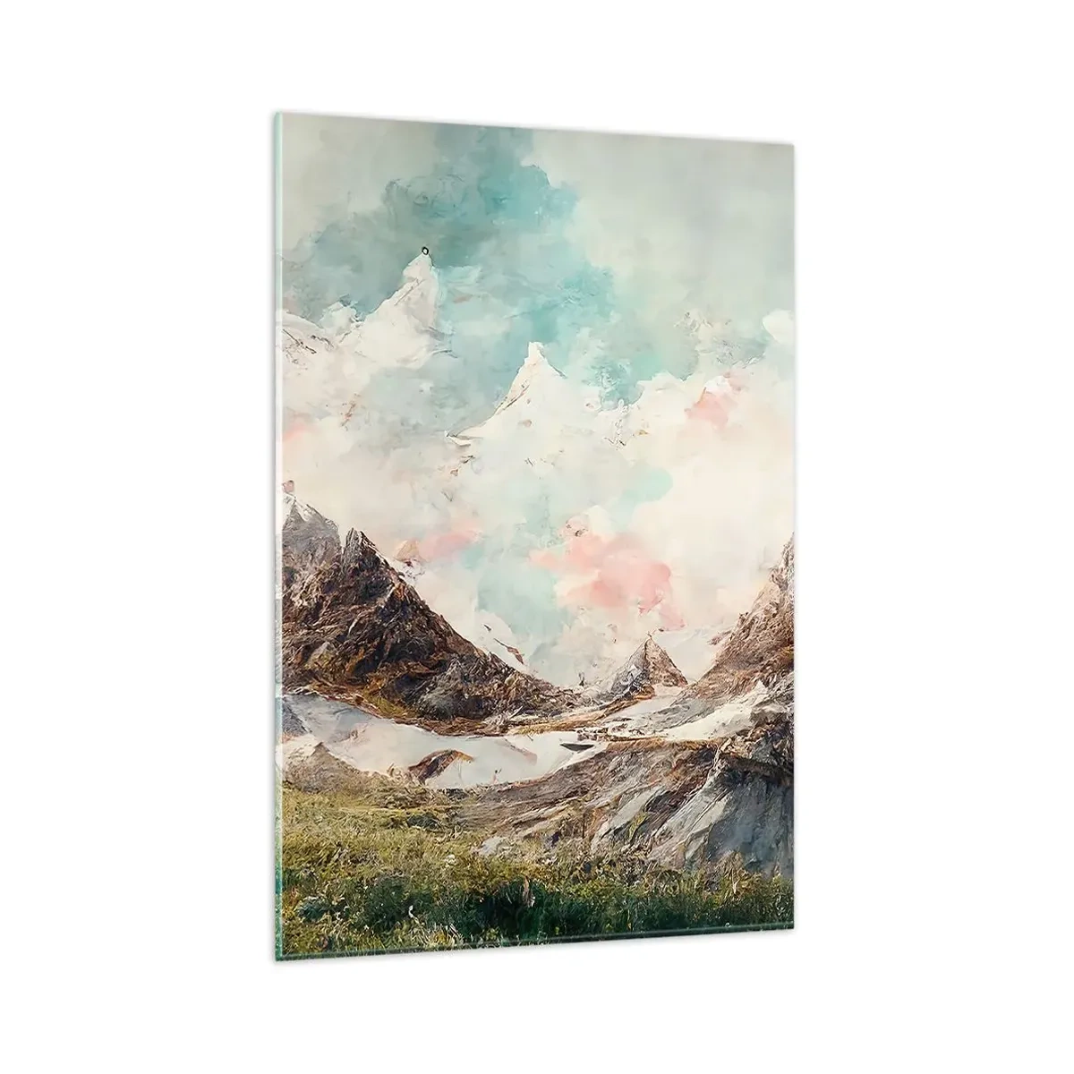 Tablou pe sticlă - Lame de piatră - 80x120 cm