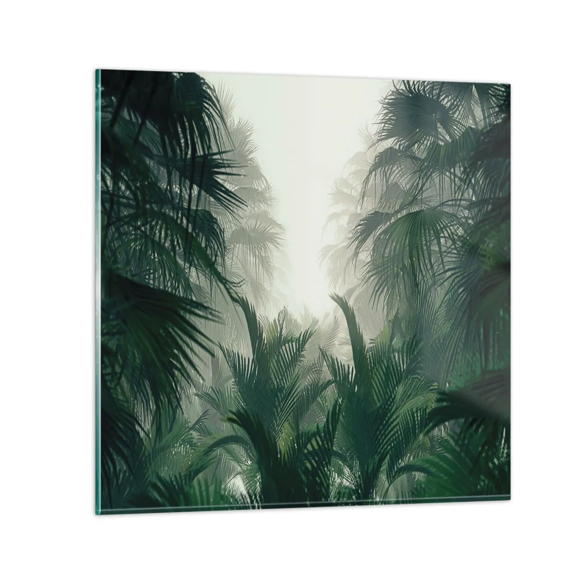 Tablou pe sticlă - Mister tropical - 30x30 cm