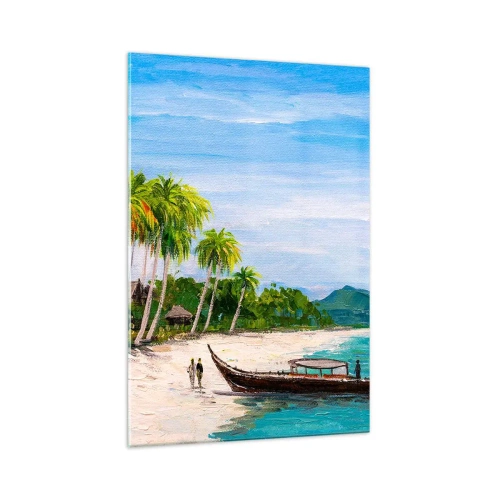 Tablou pe sticlă - Un vis exotic - 70x100 cm