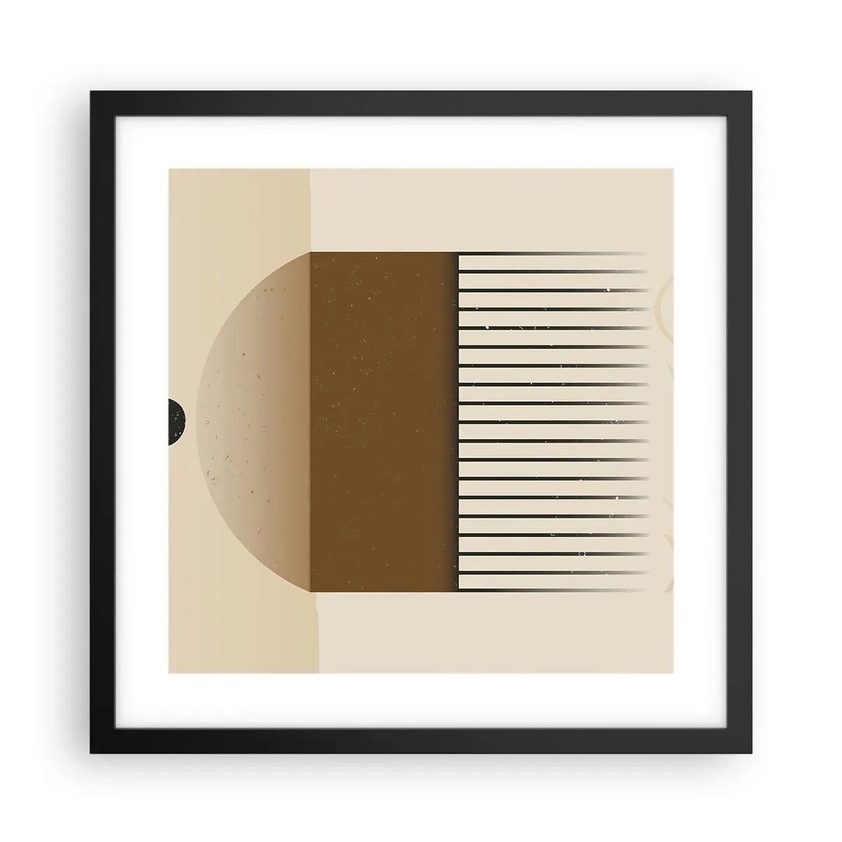 Poster în ramă neagră - Stări diferite - 40x40 cm