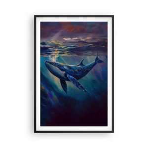 Poster în ramă neagră - Bun venit în lumea mea - 61x91 cm