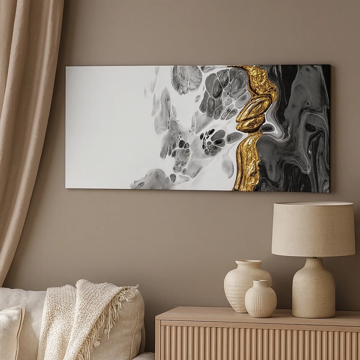 Tablou pe pânză - Compoziție organică - 30x30 cm