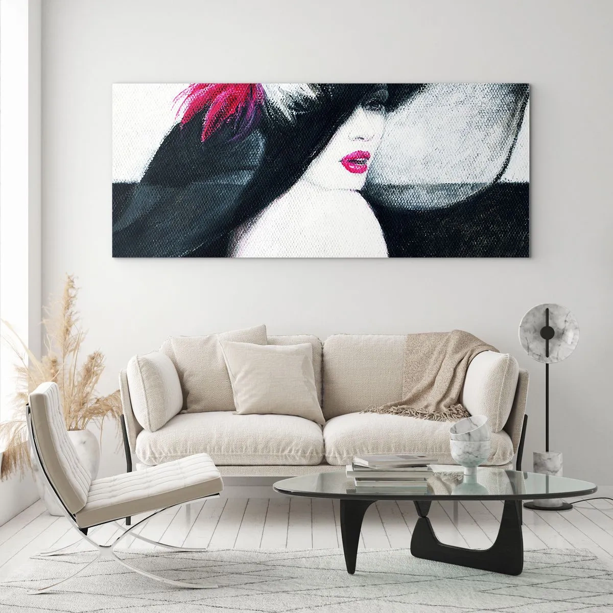 Tablou pe sticlă - Întotdeauna un mister - 90x30 cm