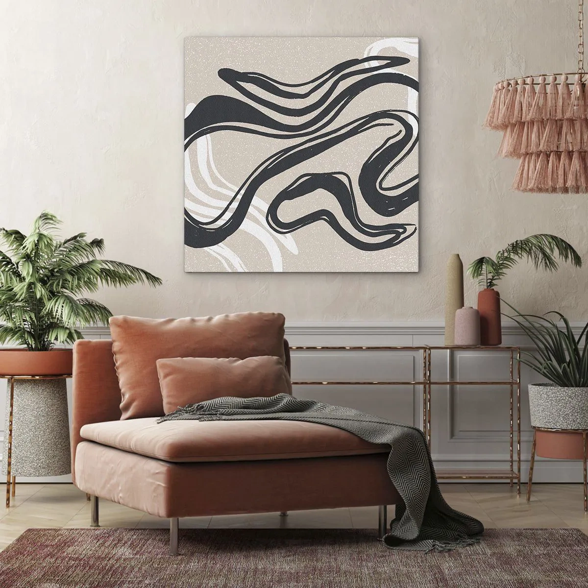 Tablou pe pânză - Expresie multiplicată - 30x30 cm