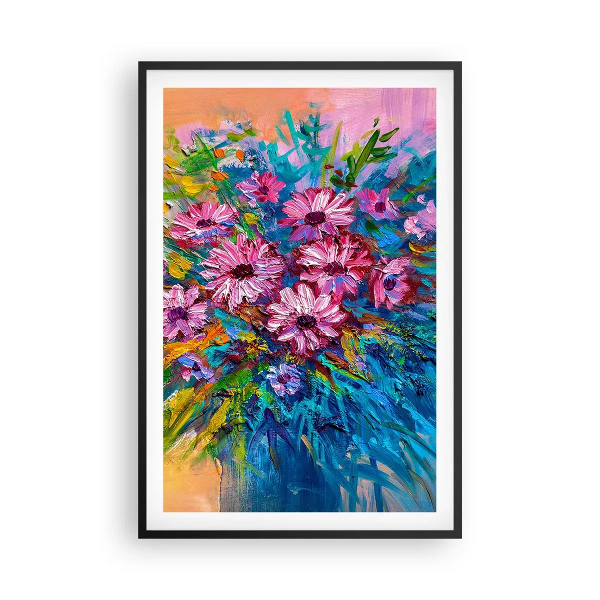 Poster în ramă neagră - Energia vieții - 61x91 cm