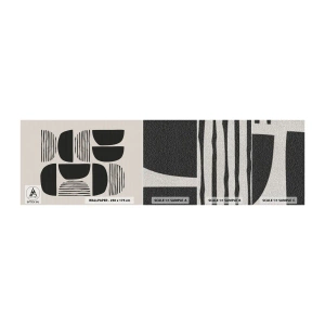 Mostră tapet Premium Canvas - Jumătăți necomplete - Boho, Bucată, Minimalism - 100x30 cm