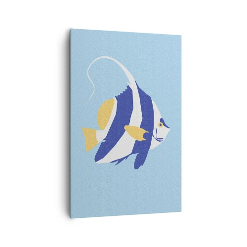 Tablou pe pânză - Frumoasa din apele tropicale - 80x120 cm