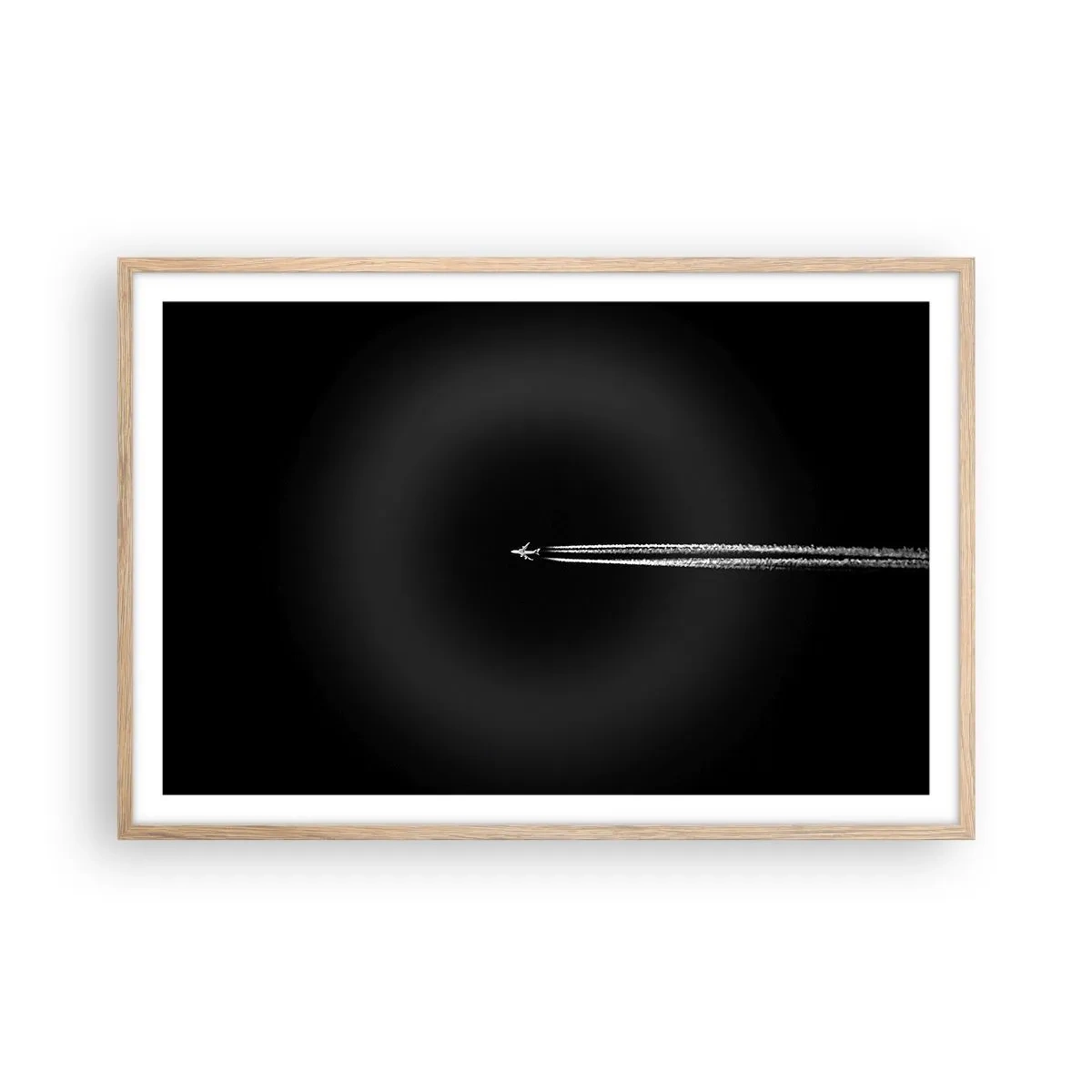 Poster în ramă de stejar deschis - Într-o altă dimensiune - 91x61 cm