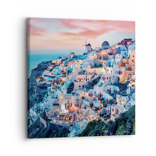 Tablou pe pânză - Vacanța ta grecească - 30x30 cm