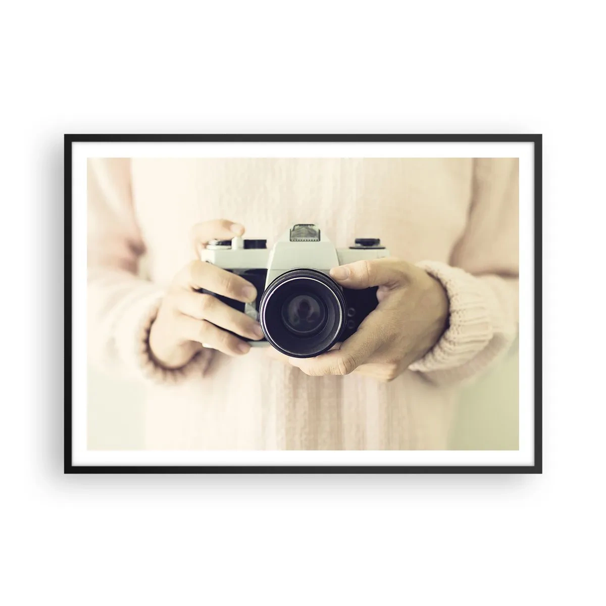 Poster în ramă neagră - Pentru a vedea mai multe... - 100x70 cm