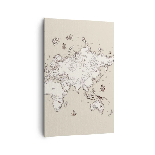 Tablou pe pânză - O călătorie în jurul lumii - 80x120 cm