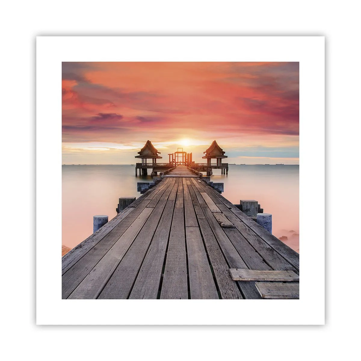 Poster - Vestul la est - 40x40 cm