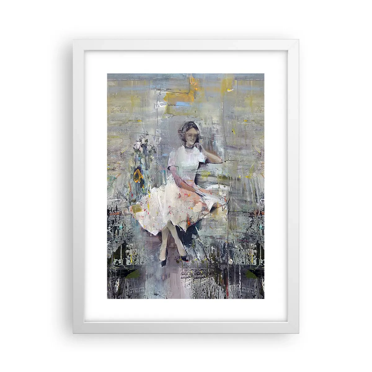 Poster în ramă albă - Clasică și modernă - 30x40 cm