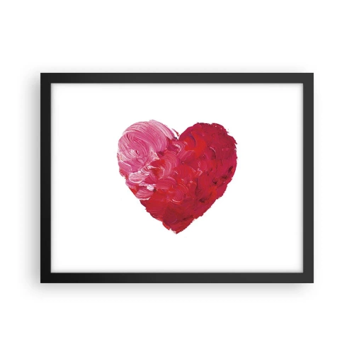 Poster în ramă neagră - All you need is love - 40x30 cm