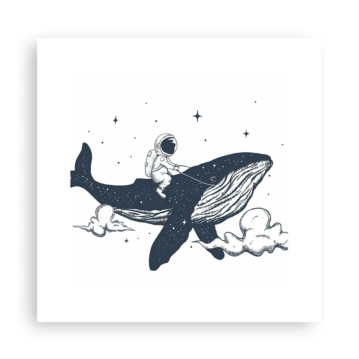 Poster - Aventura spațială - 30x30 cm