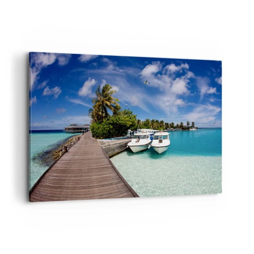 Tablou pe pânză - Și totuși paradisul există - 120x80 cm