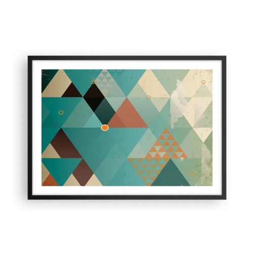 Poster în ramă neagră - Unitatea multiplicității, multiplicitatea unității - 70x50 cm