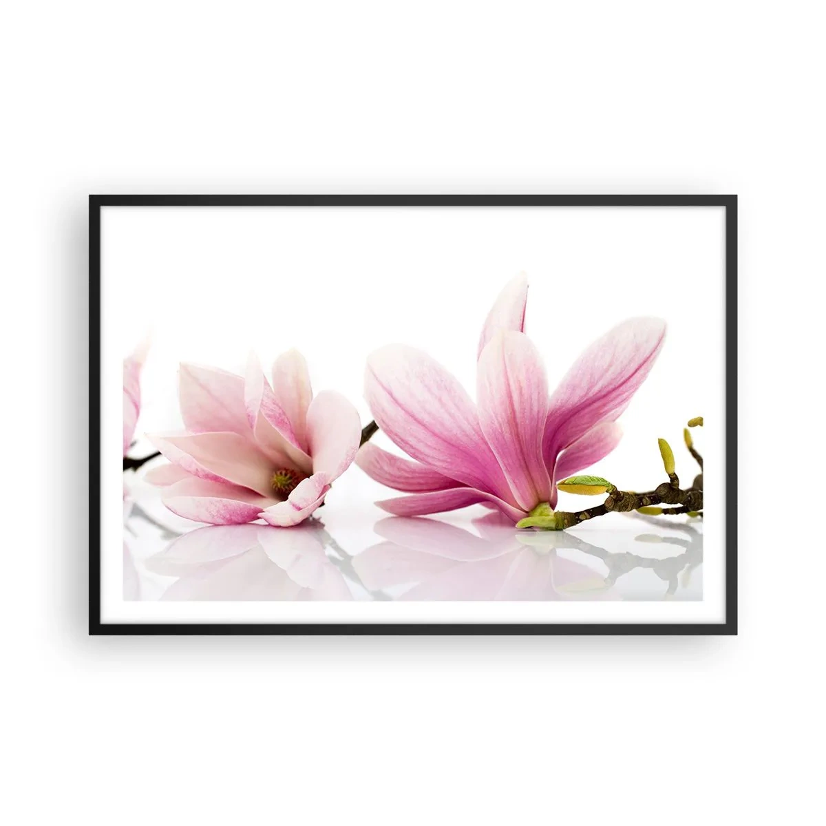 Poster în ramă neagră - Delicate ca o adiere de primăvară - 91x61 cm