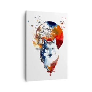 Tablou pe pânză - Bot în bot cu noaptea - 80x120 cm