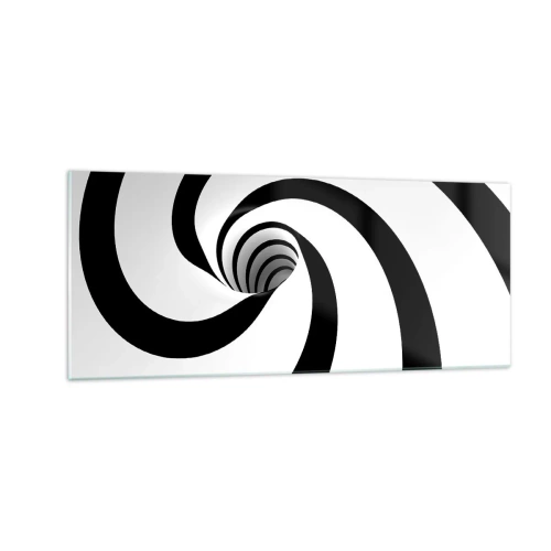 Tablou pe sticlă - Să te predai vortexului? - 100x40 cm