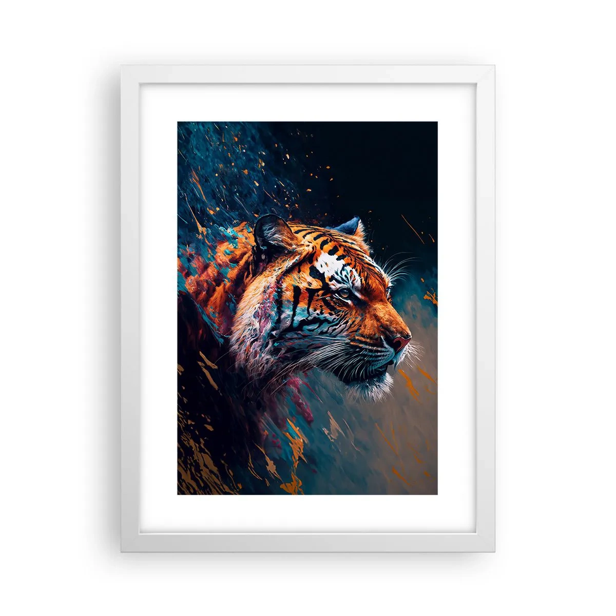 Poster în ramă albă - Frumusețe sălbatică - 30x40 cm