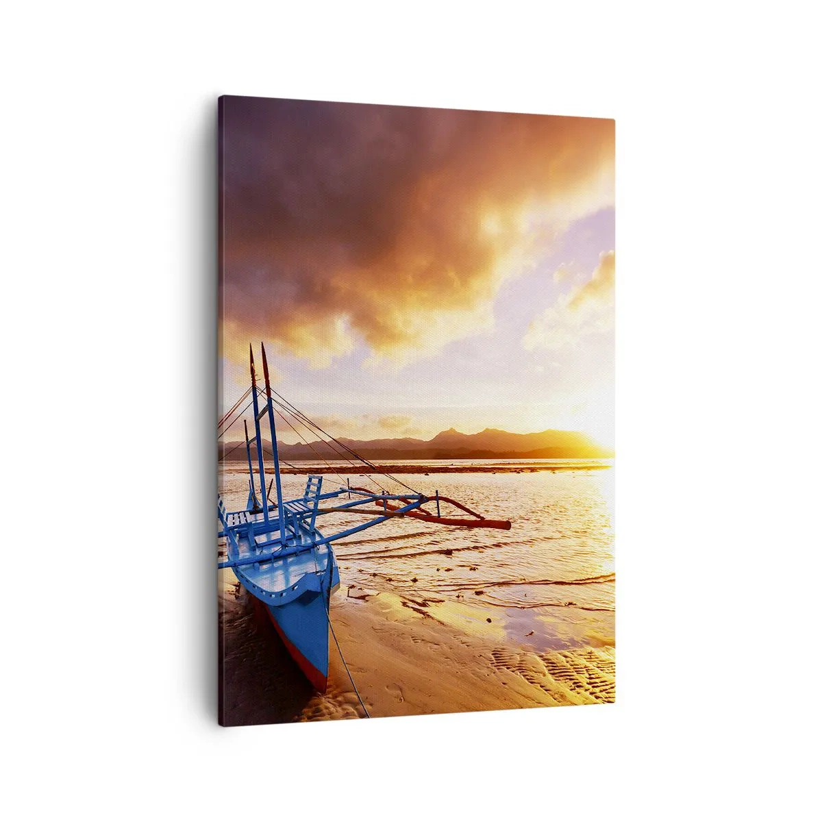 Tablou pe pânză - După o zi lungă, întindeți-vă pe nisip - 50x70 cm