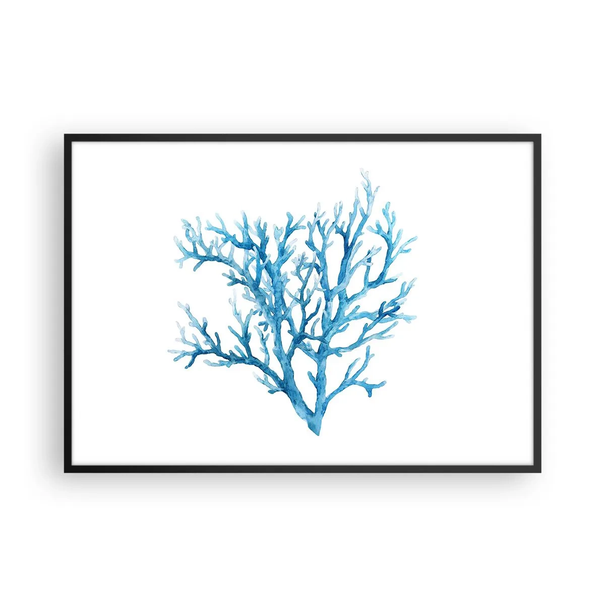 Poster în ramă neagră - Filigranul marin - 100x70 cm