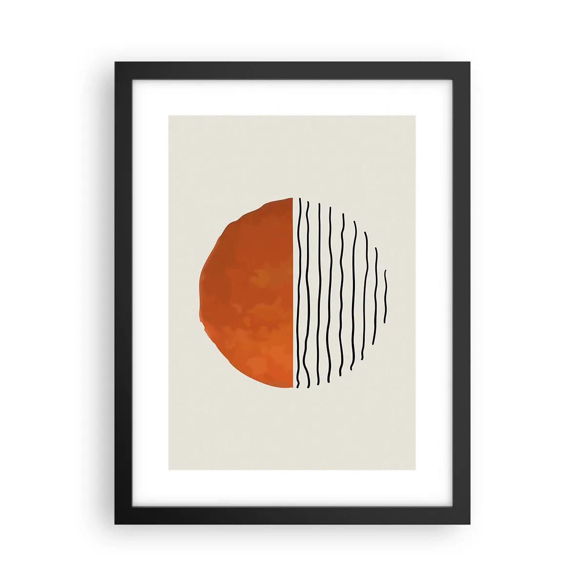 Poster în ramă neagră - În stil japonez - 30x40 cm