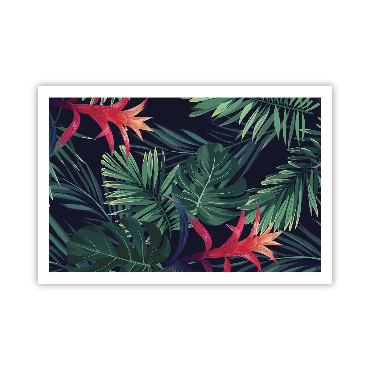 Poster - Flacăra verde - 91x61 cm