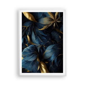 Poster în ramă albă - Căptușită cu aur - 70x100 cm