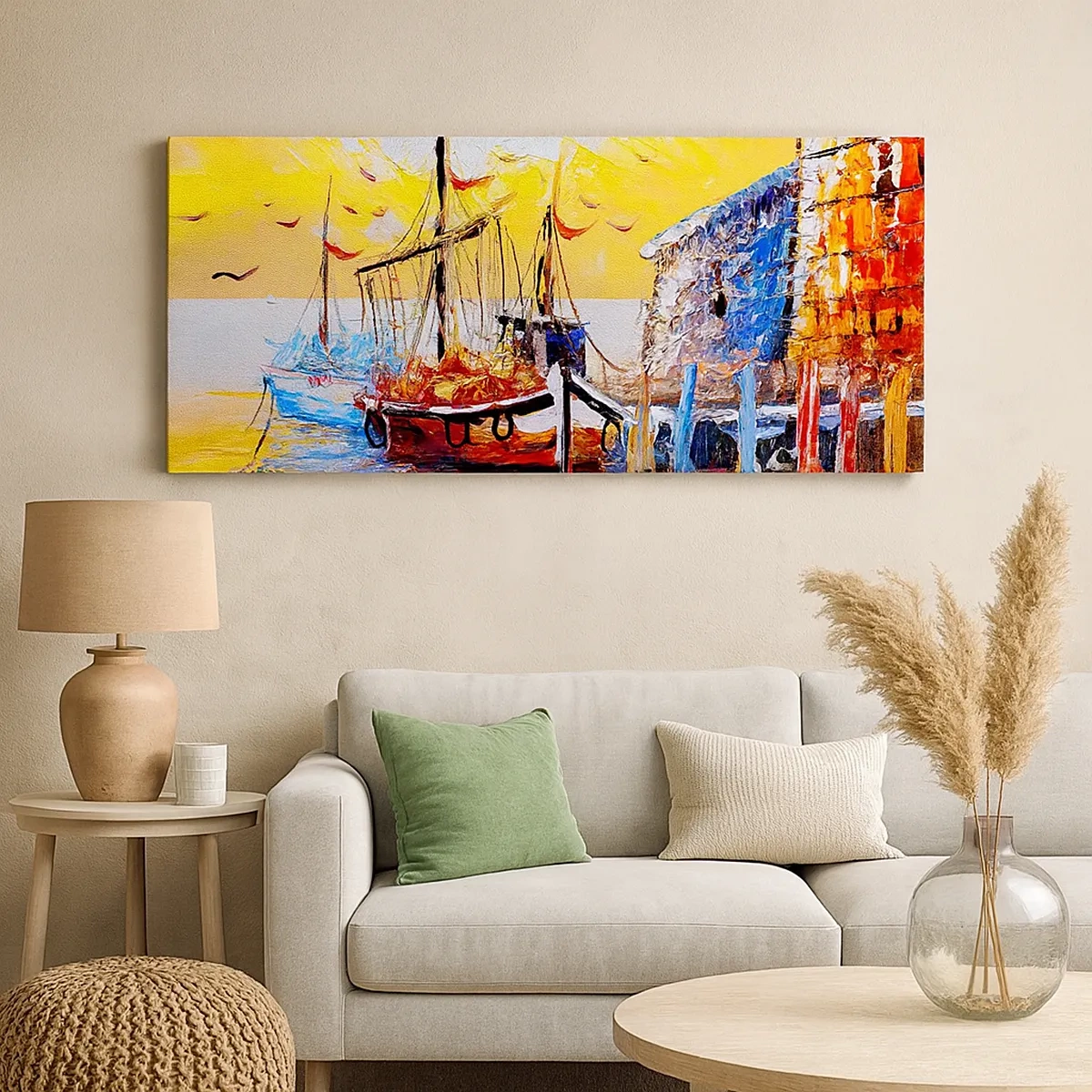 Tablou pe pânză - Întoarcere fericită - 30x30 cm