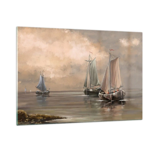Tablou pe sticlă - Întoarcerea marinarilor - 120x80 cm