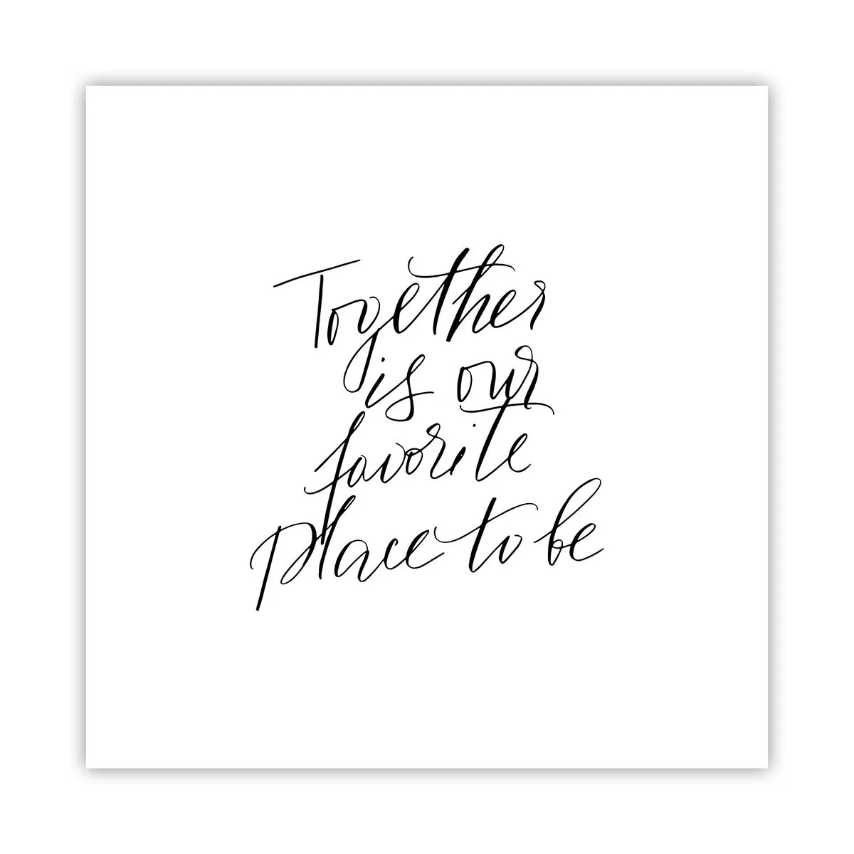 Poster - O simți și tu? - 30x30 cm