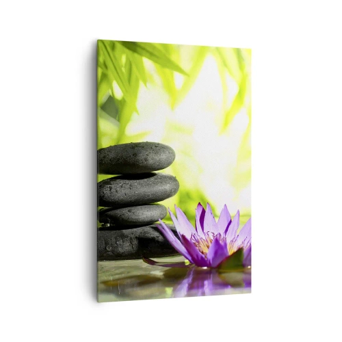 Tablou pe pânză - Într-o colibă de bambus - 80x120 cm