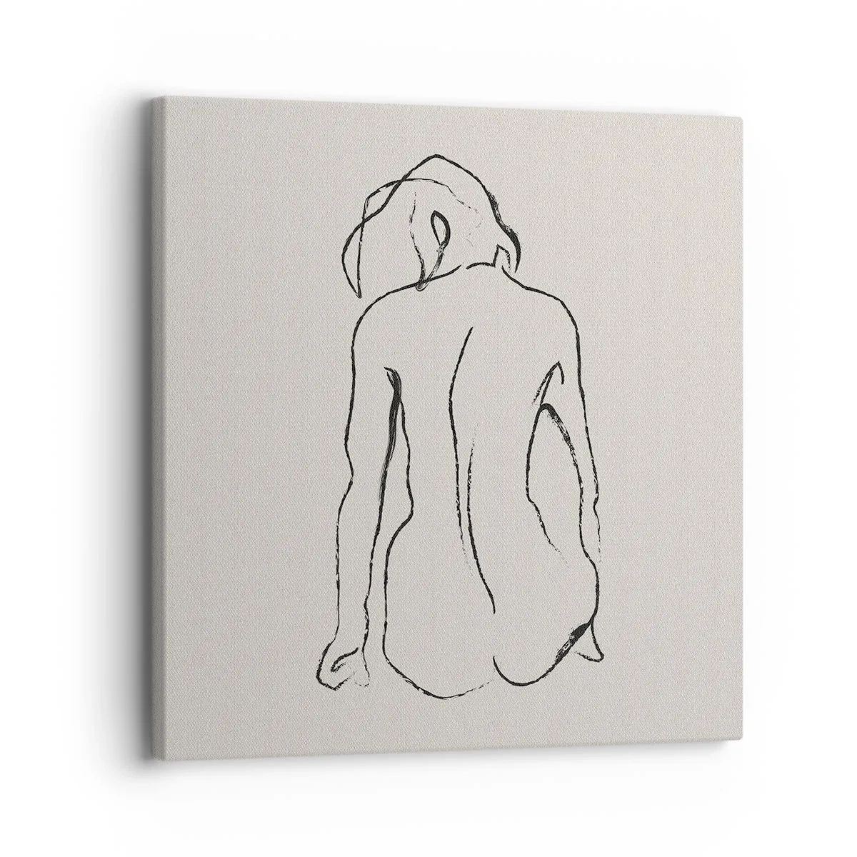 Tablou pe pânză - Nud de fată - 30x30 cm