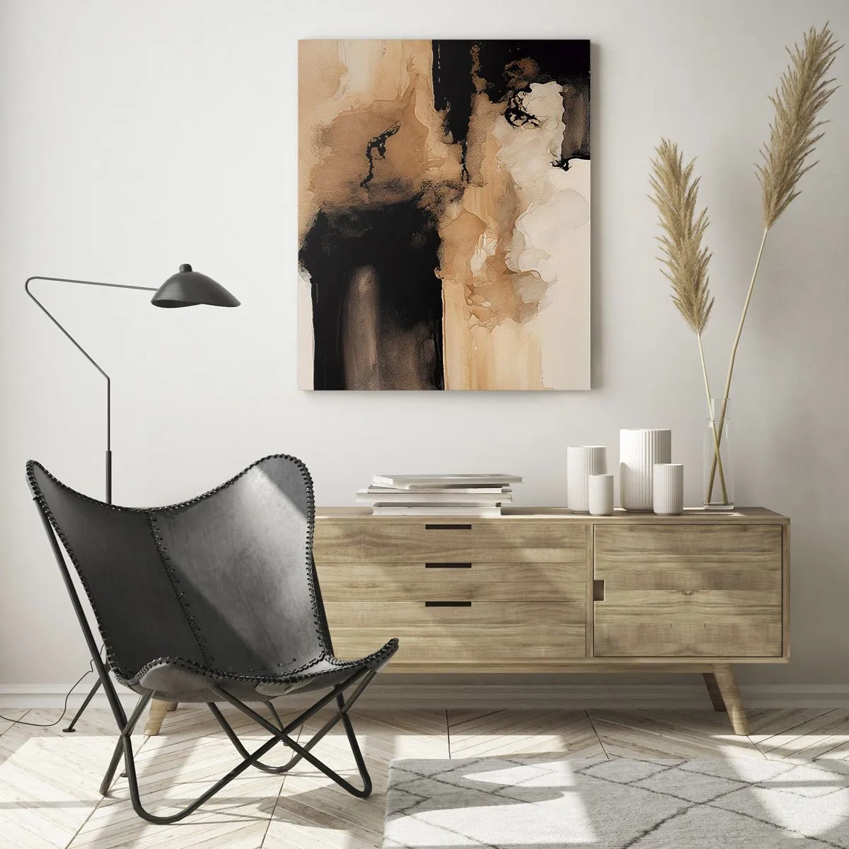 Tablou pe sticlă - O abstractizare intrigantă - 70x100 cm