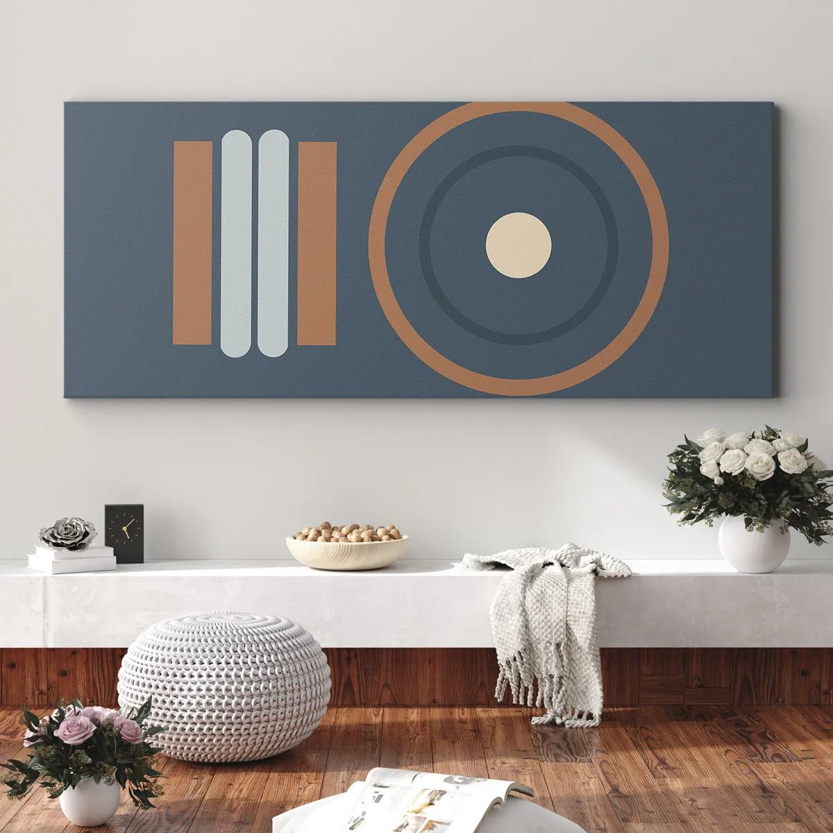Tablou pe pânză - Esența problemei - 100x40 cm