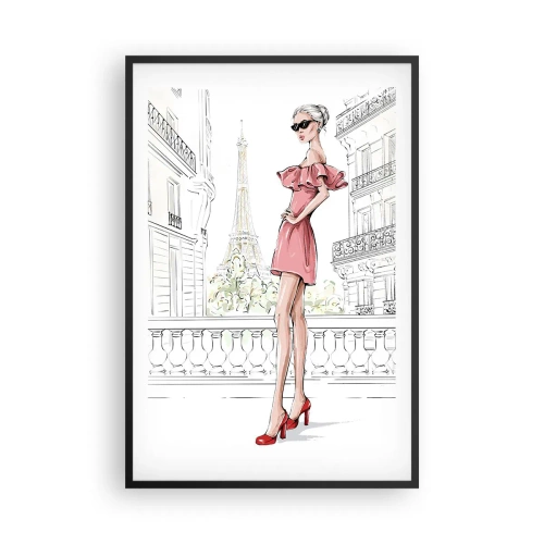 Poster în ramă neagră - Arta modei - 61x91 cm