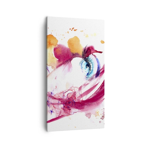 Tablou pe pânză - În apropiere, lumea înflorește - 45x80 cm