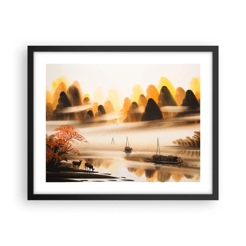 Poster în ramă neagră - Mai departe decât Orientul Îndepărtat - 50x40 cm